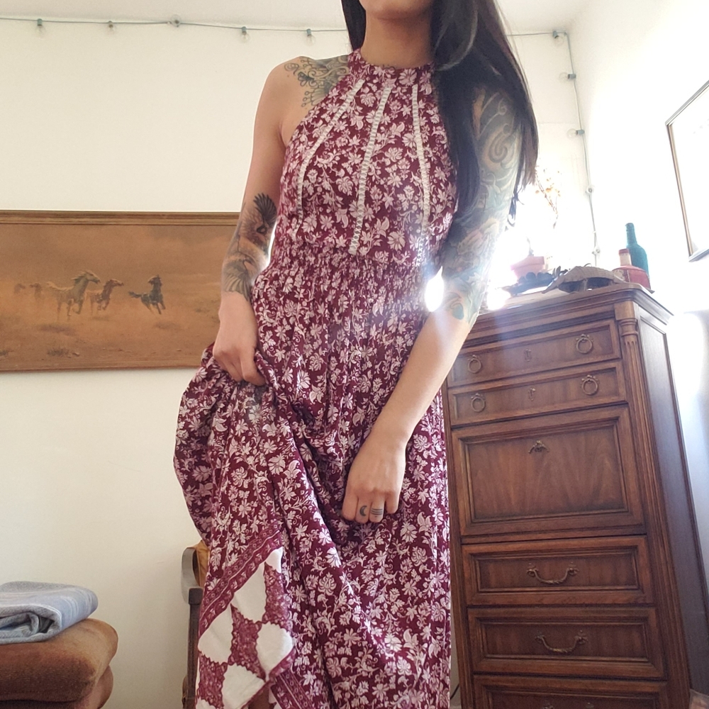 Floral Maxi Skirt